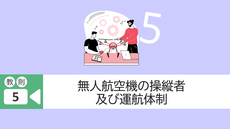 ■教則5. 無人航空機の操縦者及び運航体制